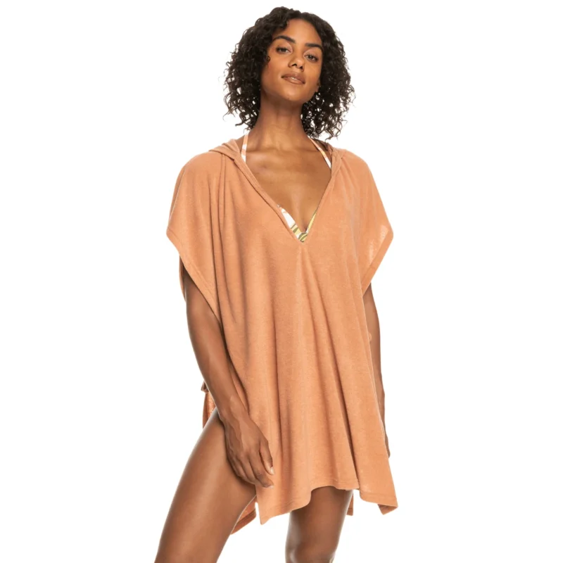 Roxy Drinking Papaya Poncho Cover Up - Women's