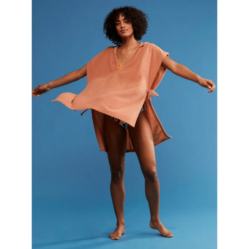 Roxy Drinking Papaya Poncho Cover Up - Women's - Image 7