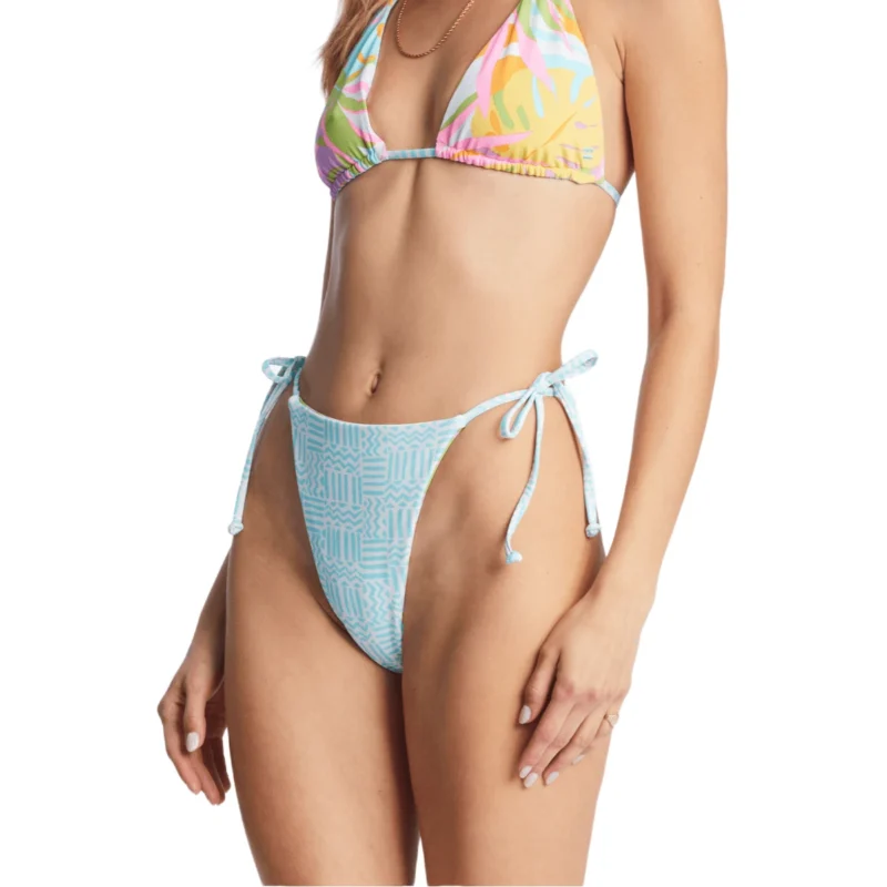 Billabong Dreamland Rev Havana Reversible Tie Side Bikini Bottom - Women's - Image 3