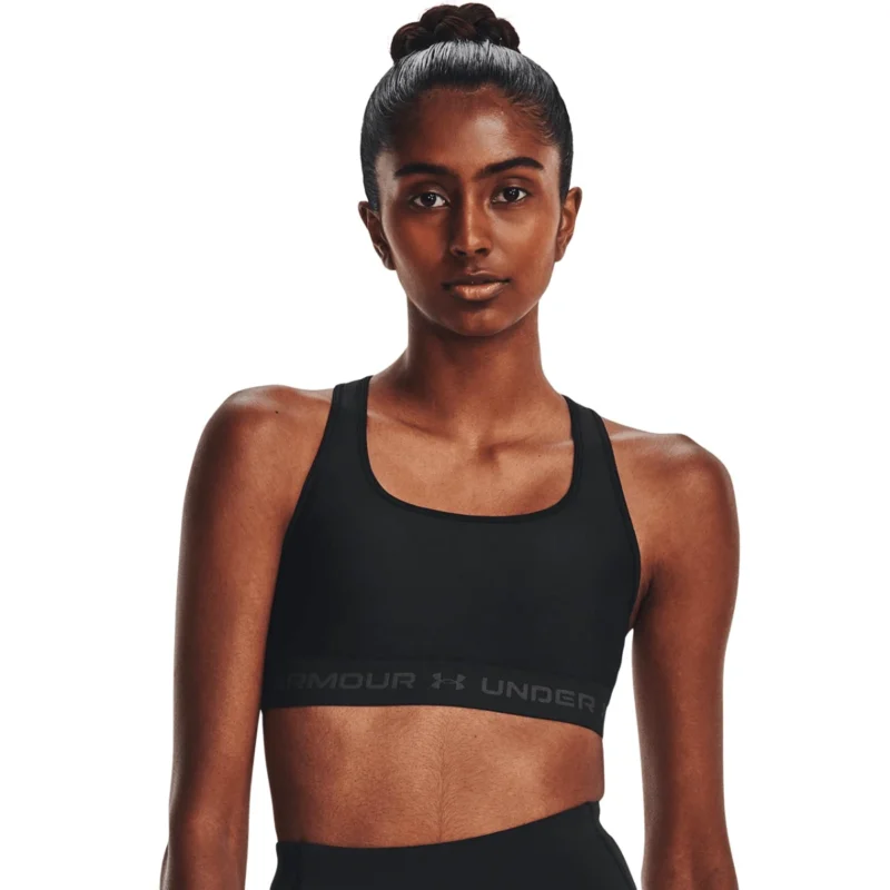 Under Armour Mid Crossback Sports Bra - Women's - Image 2