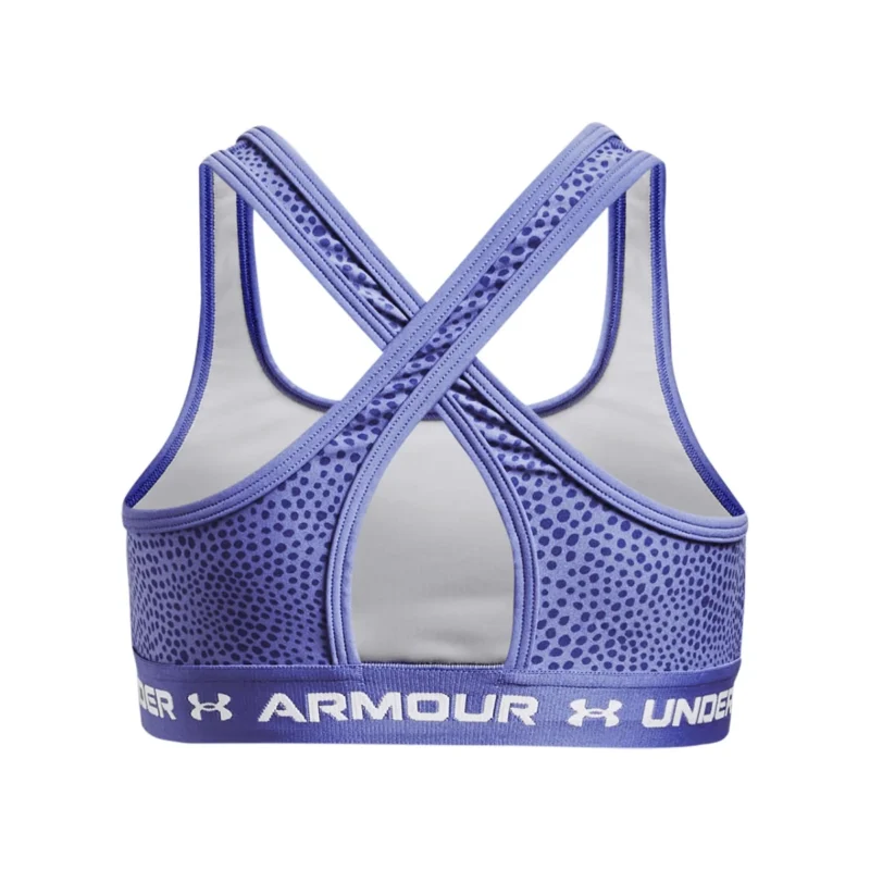 Under Armour Crossback Printed Sports Bra - Girls' - Image 2