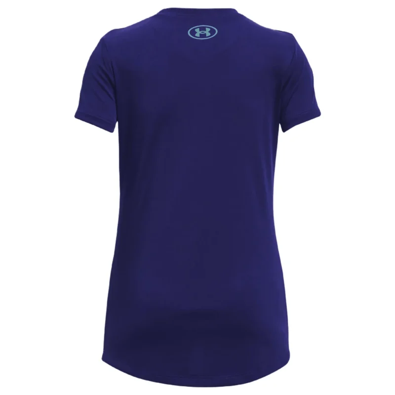 Under Armour Tech Twist Wordmark Short-Sleeve Shirt - Girls' - Image 2