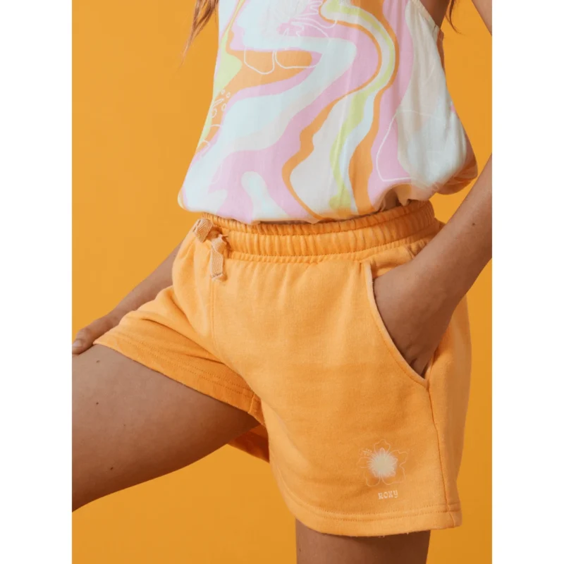 Roxy Distance And Time B Sweat Short - Girls' - Image 8