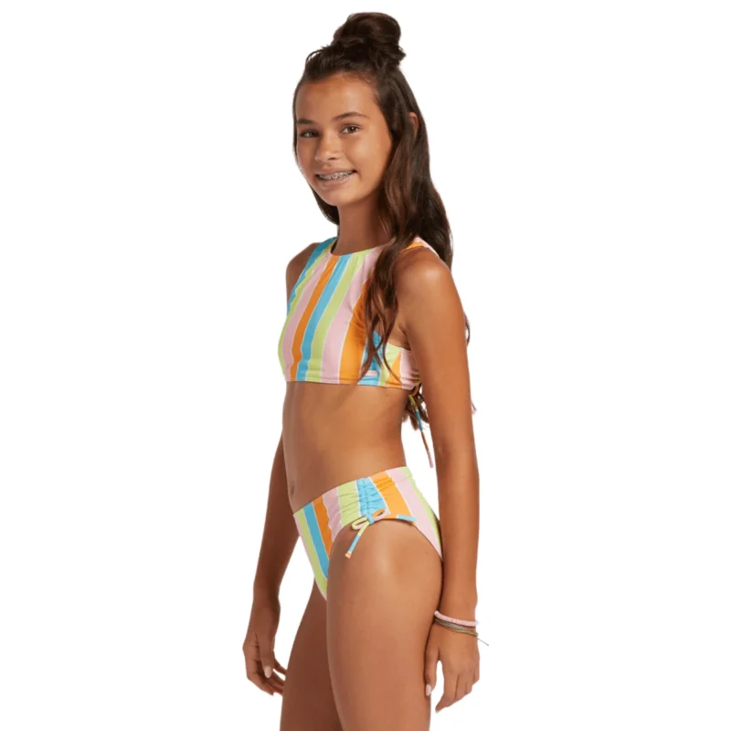 Roxy Last In Paradise Cropped Bikini Set - Girls' - Image 2