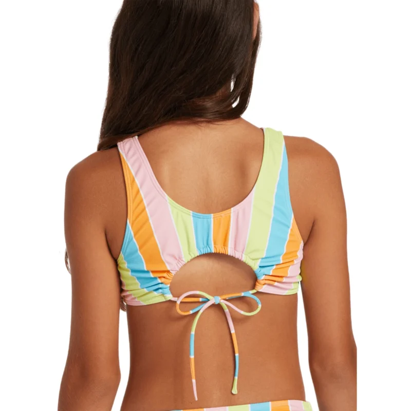 Roxy Last In Paradise Cropped Bikini Set - Girls' - Image 4