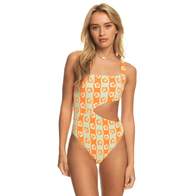 Roxy Wavy Babe One Piece Swimsuit - Women's