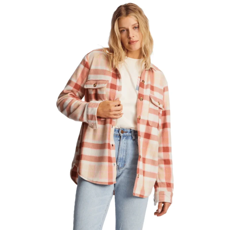 Billabong Adventure Division Forge Fleece Flannel Shacket - Women's - Image 2