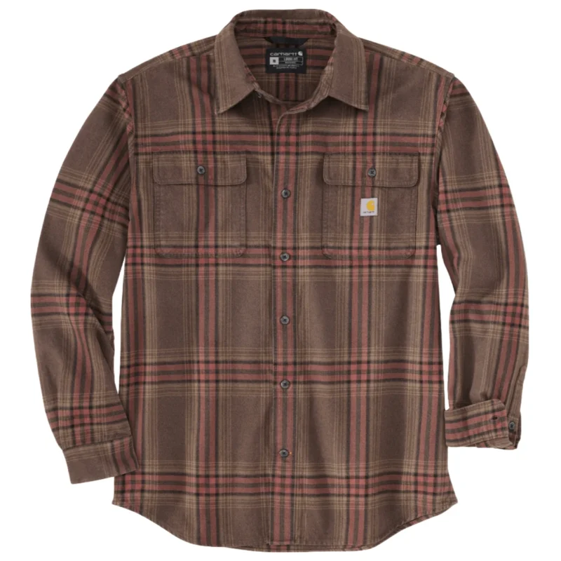 Carhartt Loose Fit Heavyweight Flannel Long-sleeve Plaid Shirt - Men's