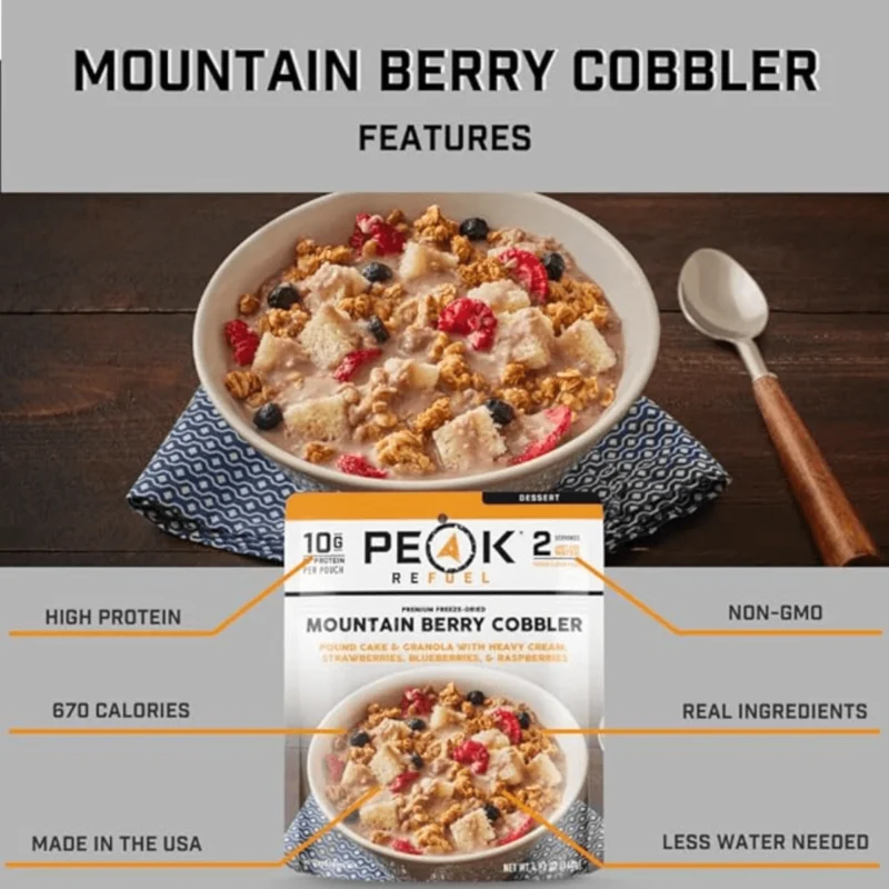 Peak Refuel Food Mountain Berry Cobler - Image 3