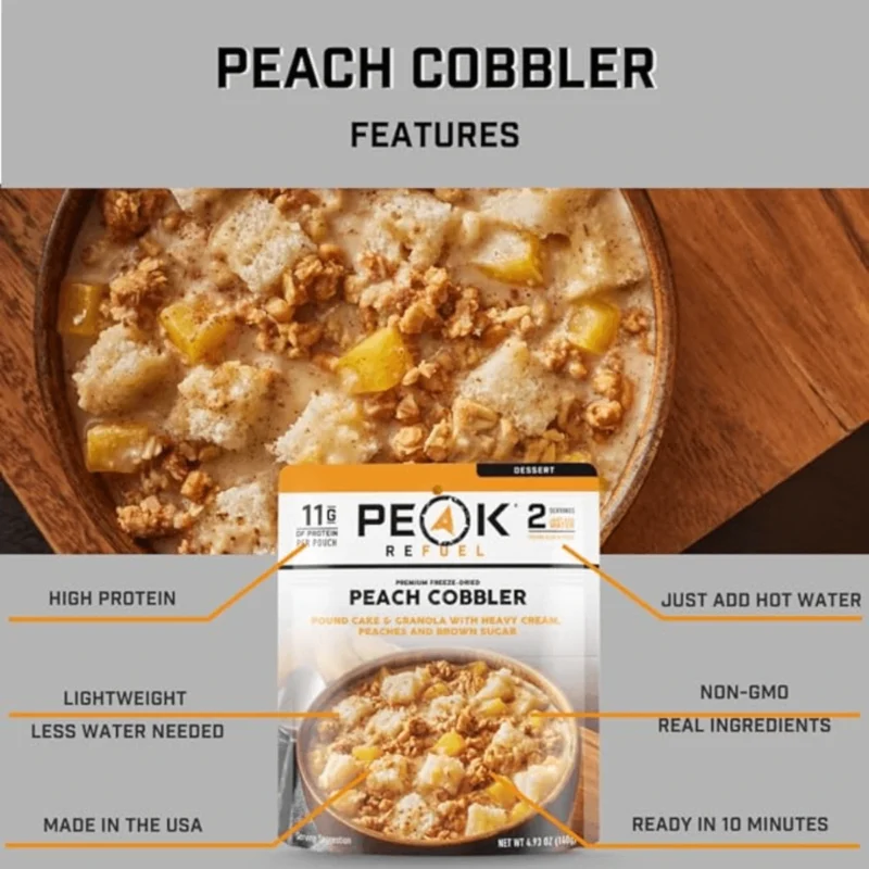 Peak Refuel Food Peach Cobbler - Image 3