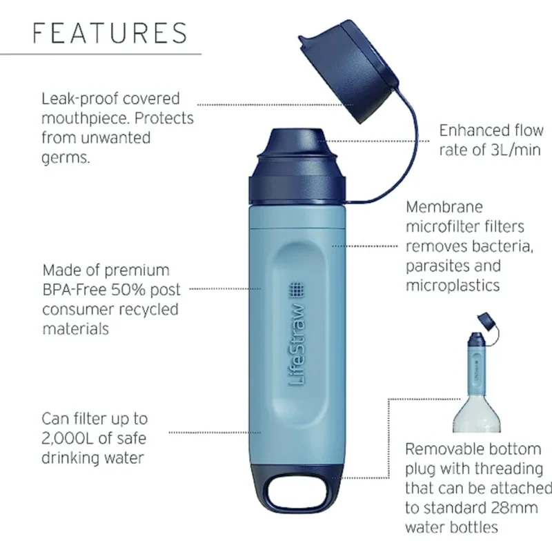 LifeStraw Peak Series Solo Water Filter - Image 2