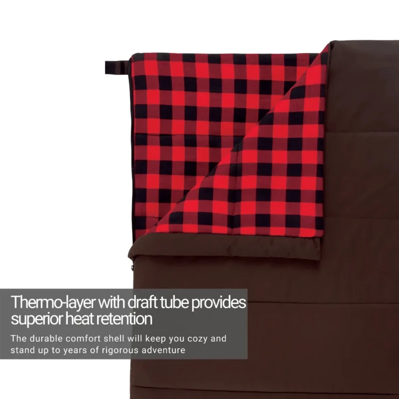 Woods Heritage Cotton Flannel 32° Sleeping Bag - Image 5