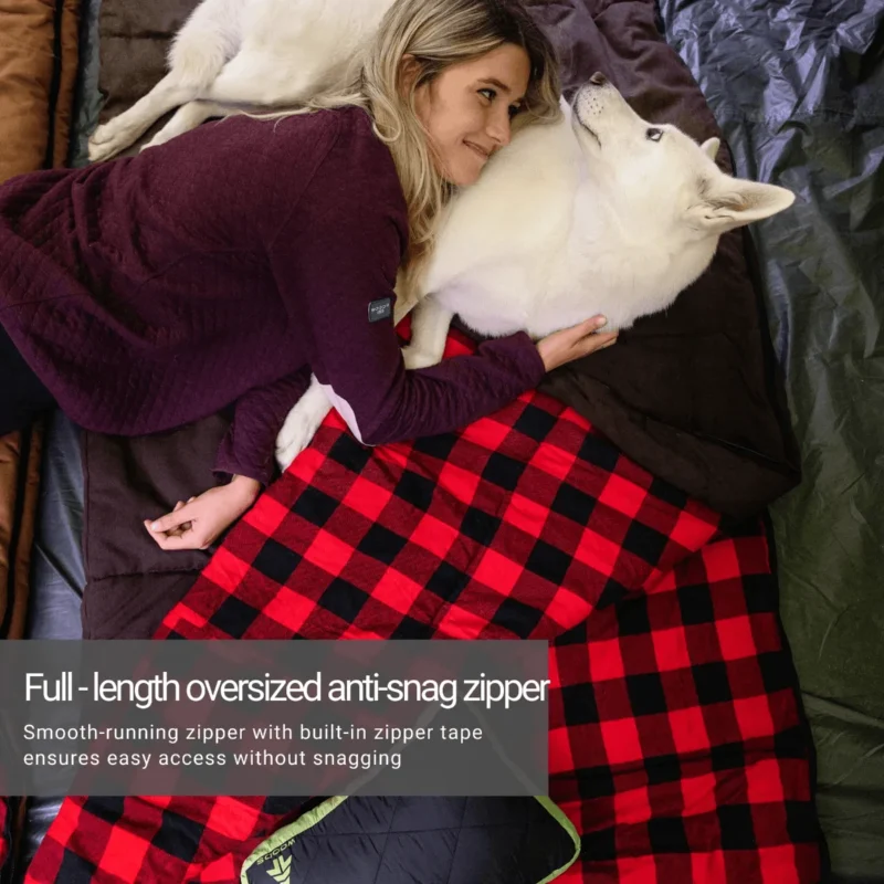 Woods Heritage Cotton Flannel 32° Sleeping Bag - Image 6