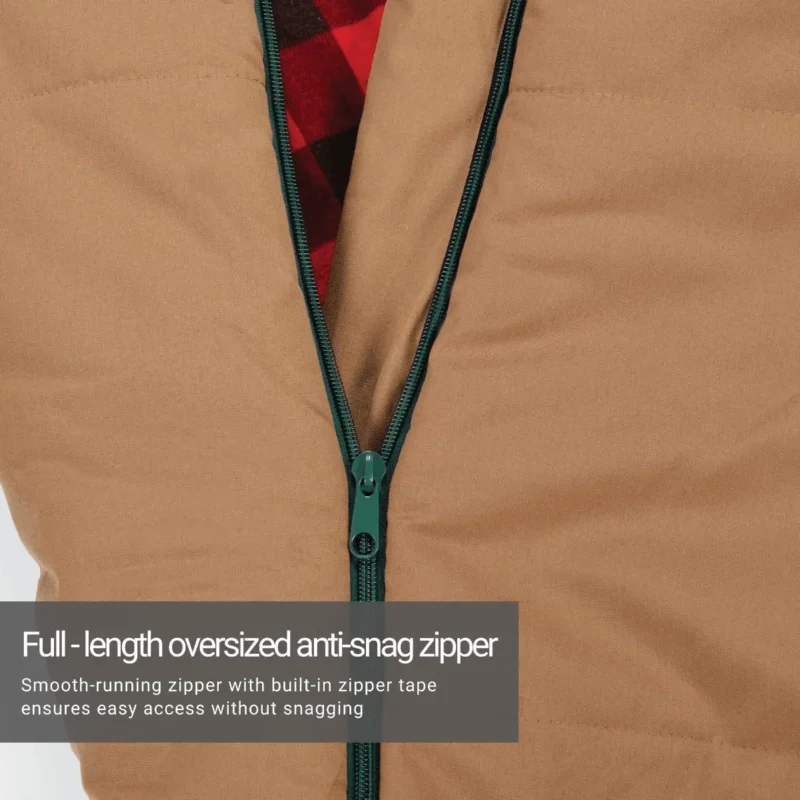 Woods Heritage Cotton Flannel 5° Sleeping Bag - Image 7