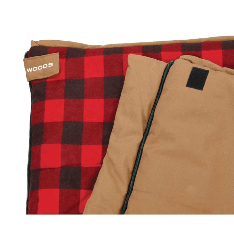Woods Heritage Cotton Flannel 5° Sleeping Bag - Image 8