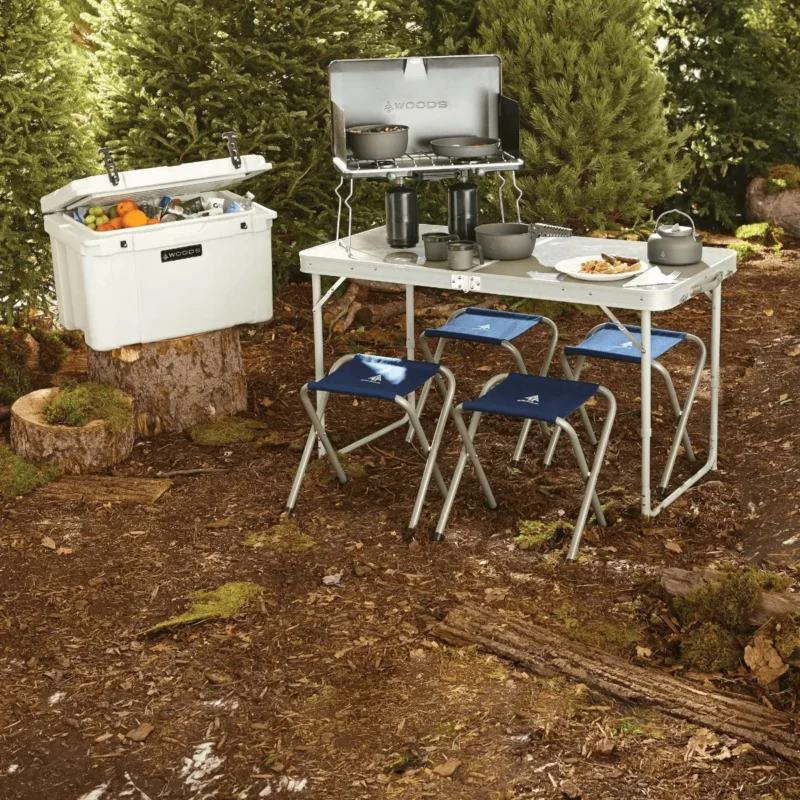 Woods Nootka Anodized 5-Piece Camping Cook Set - Image 8