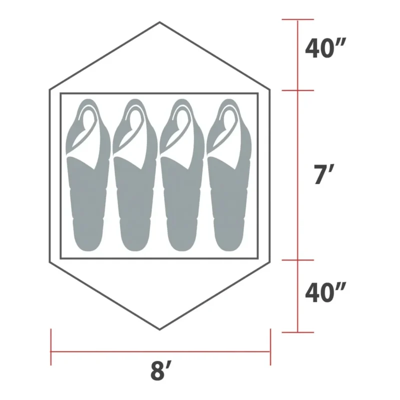 Woods Lookout 4-Person 3-Season Tent - Image 18