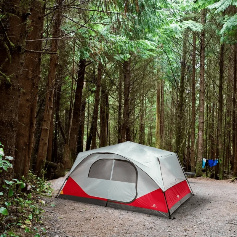 Outbound QuickCamp 3-Season Instant Camping Cabin Tent W/ Rain Fly & Carry Bag - Image 7