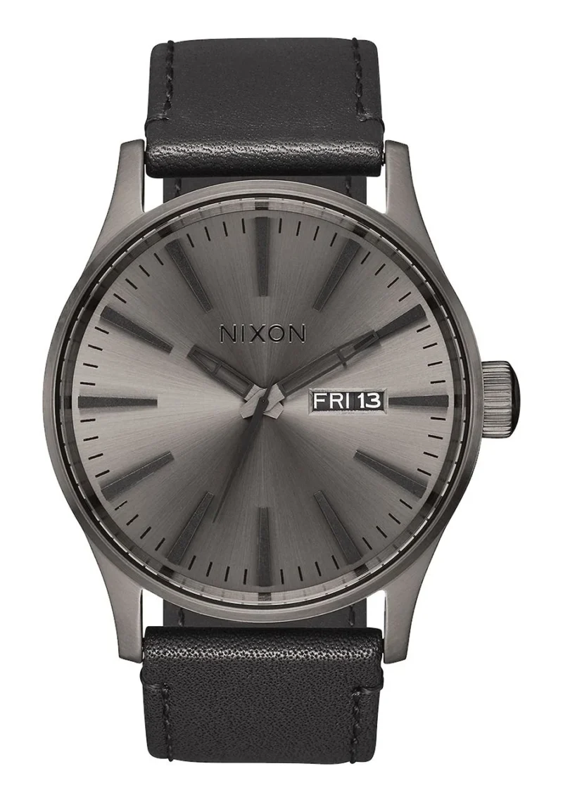 Nixon Sentry Leather Watch - Image 5