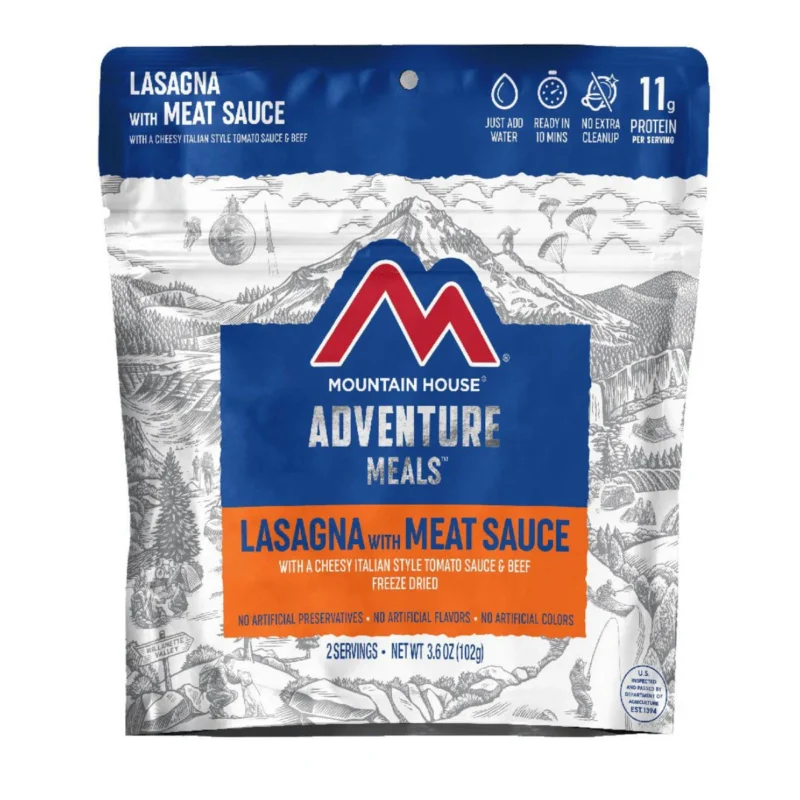 Mountain House Meat Sauce Lasagna Freeze Dried Meal - Image 2