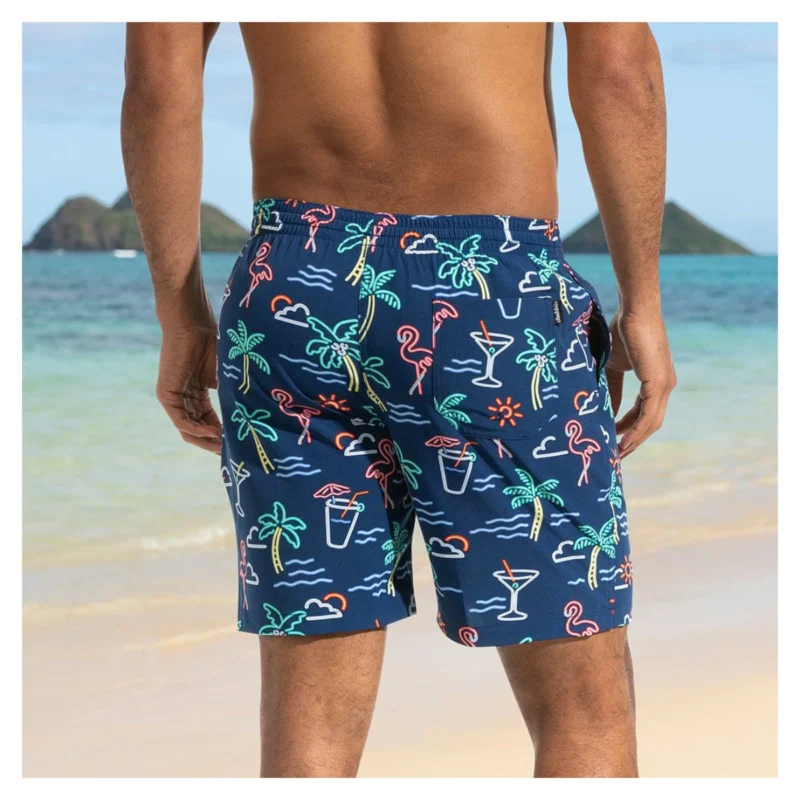 Chubbies The Neon Lights Classic 7" Swim Trunk - Men's - Image 4