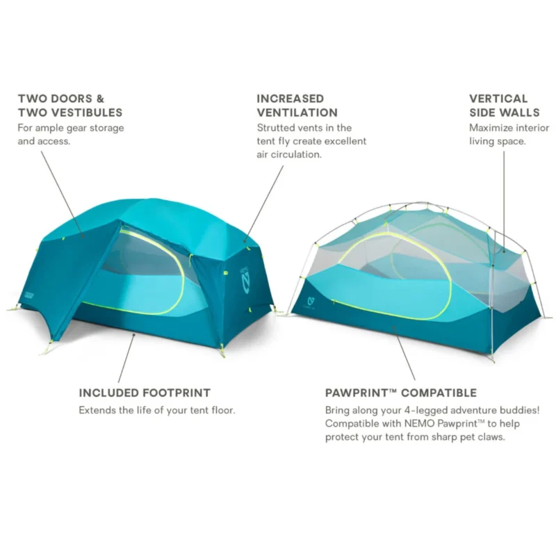 Nemo Arms Nemo Equipment Aurora Backpacking Tent And Footprint - Image 7