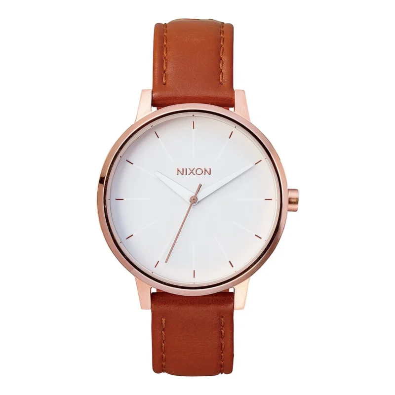 Nixon Kensington Leather Watch - Mens