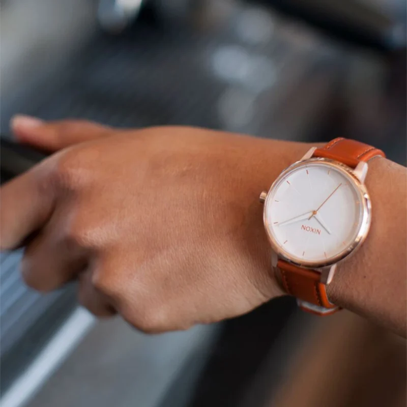 Nixon Kensington Leather Watch - Mens - Image 5