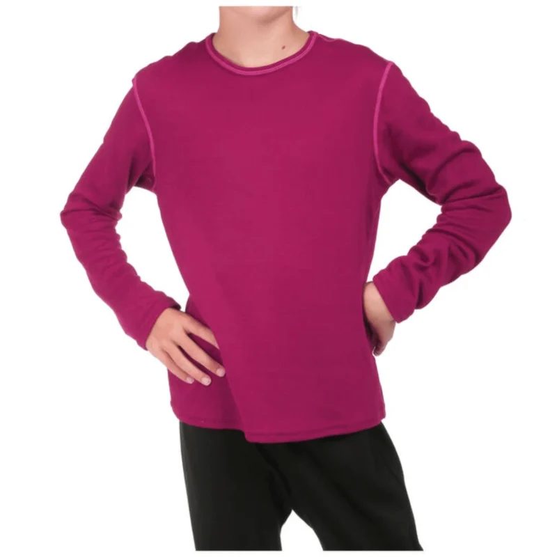 Hot Chillys Pepper Bi-Ply Crewneck Long Sleeve T-Shirt - Youth - Image 2
