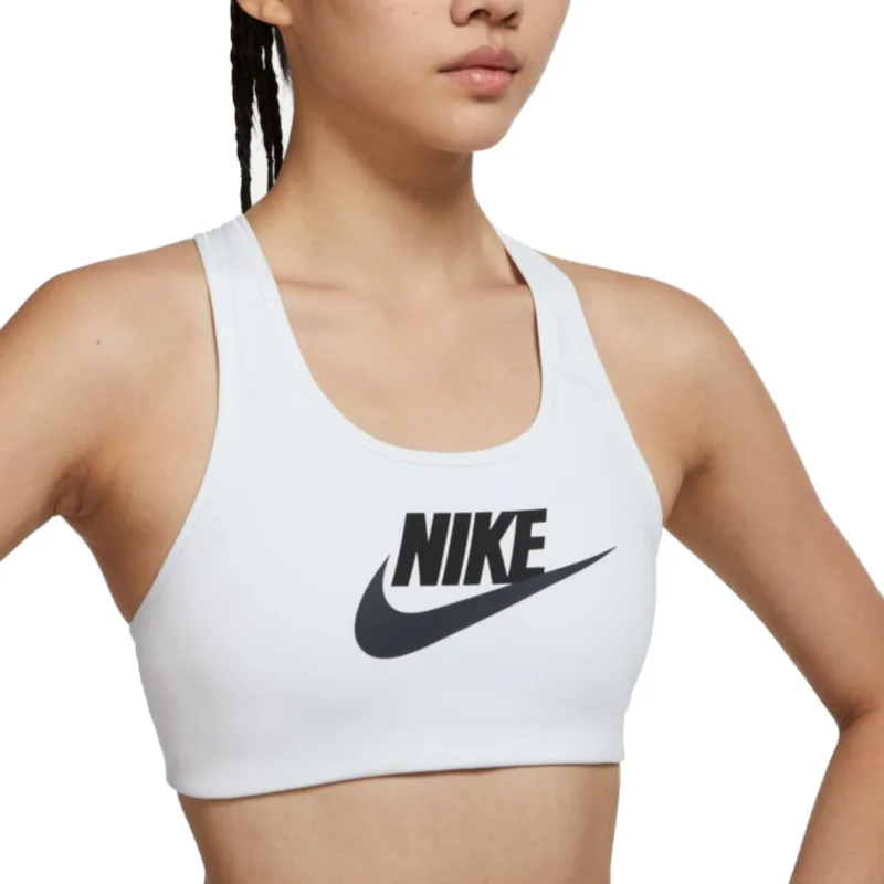 Nike Dri-fit Swoosh Medium-support Graphic Sports Bra - Women's - Image 3