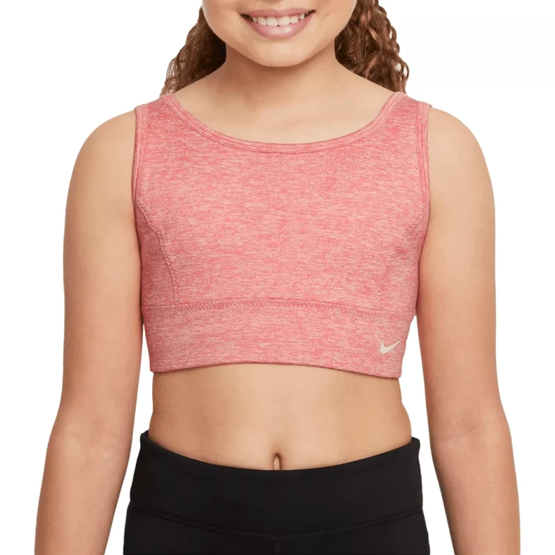 Nike Dri-FIT Swoosh Luxe Sports Bra - Girls' - Image 3
