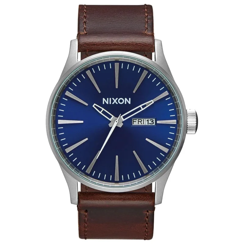 Nixon Sentry Leather Watch - Image 3
