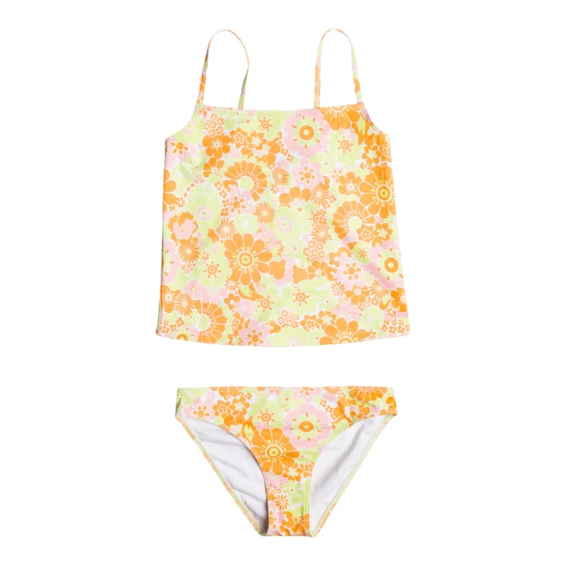 Roxy Last In Paradise Tankini Set - Girls' - Image 3