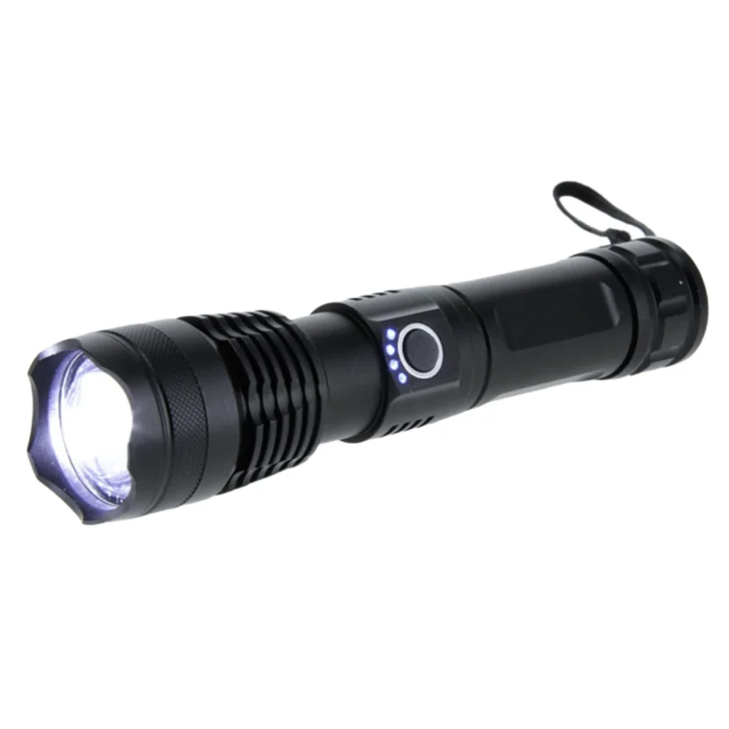 Sona Enterprises 6.5" Adjustable Focus Rechargeable Flashlight - Image 2
