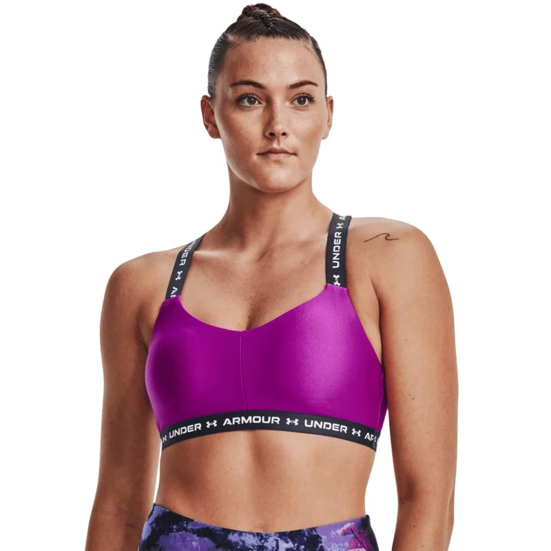 Under Armour Crossback Low Sports Bra - Women's - Image 11