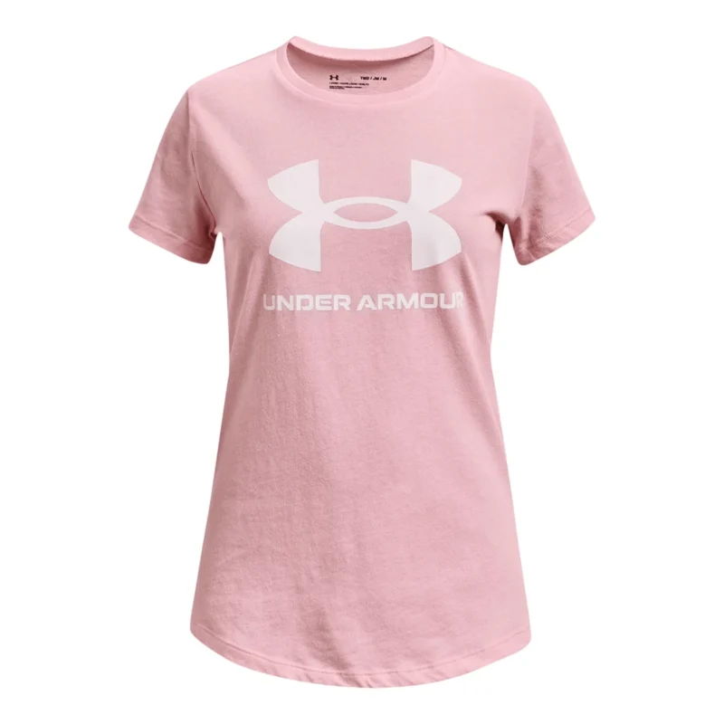 Under Armour Sportstyle Graphic Short-Sleeve Shirt - Girls' - Image 2
