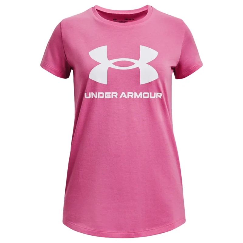 Under Armour Sportstyle Graphic Short-Sleeve Shirt - Girls' - Image 7