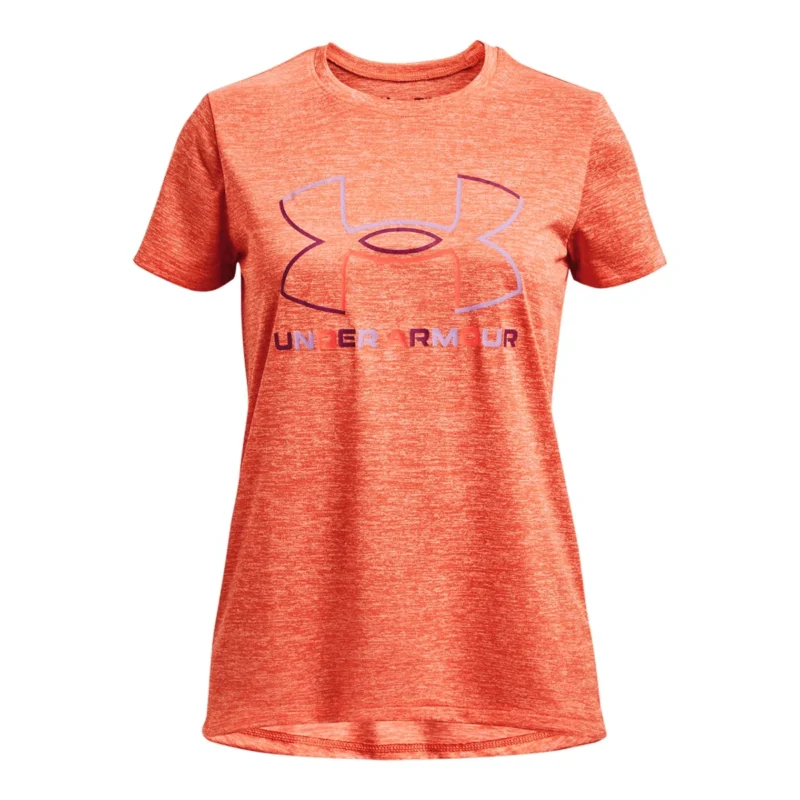 Under Armour Tech Big Logo Twist Short-Sleeve Shirt - Girls' - Image 3